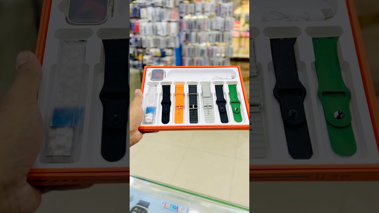 Latest Ultra 2 Smart Watch With 7 Premium Straps And Strong Built In Dial 💪🏼