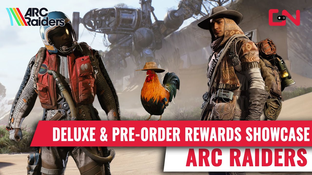 ARC Raiders Deluxe Edition and Pre-Order Items Showcase