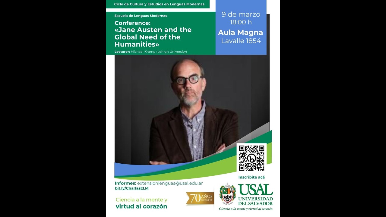 Conference: «Jane Austen and the Global Need of the Humanities», by Michael Kramp