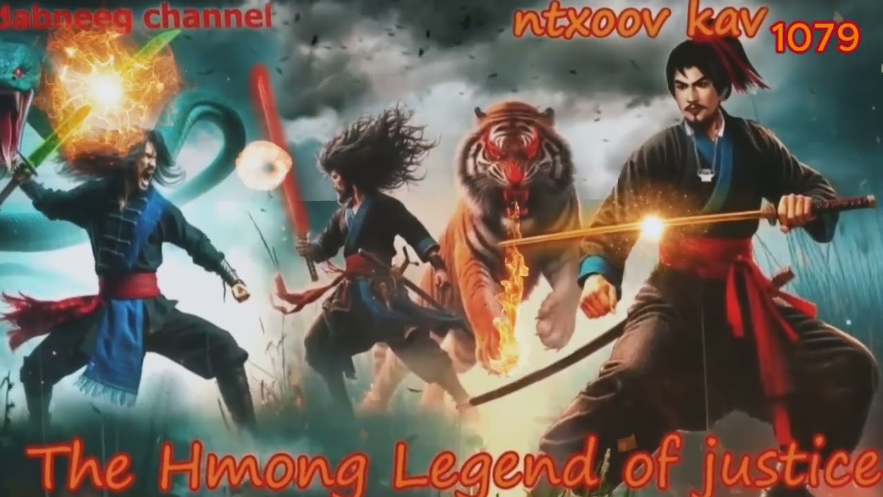 Ntxoov kav The Hmong Legend Part 1.079 - Yawg Liaj Nrob - Sword fighter for justice