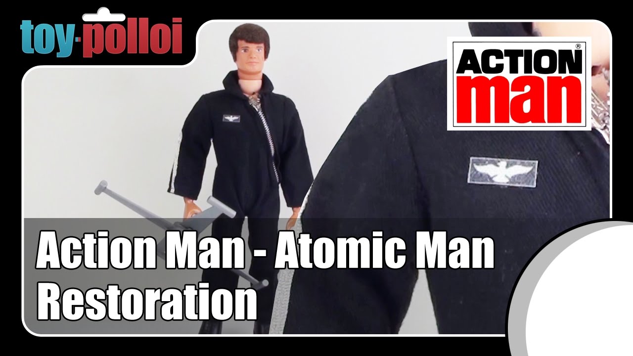 Vintage Atomic Man, Action Man restoration - Toy Polloi