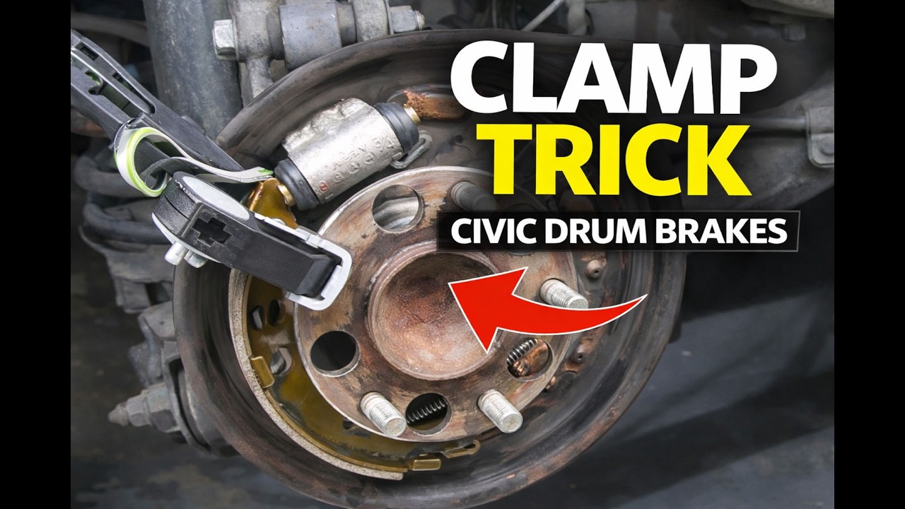 Drum Brakes on a 2009 Honda Civic how to replacement rear brakes 8th generation