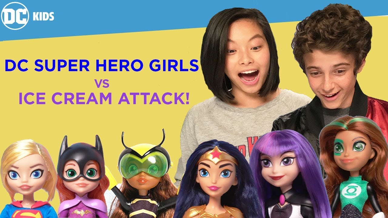 DC Super Hero Girls vs Ice Cream Attack! | Super-Fan Training | DC Kids Show