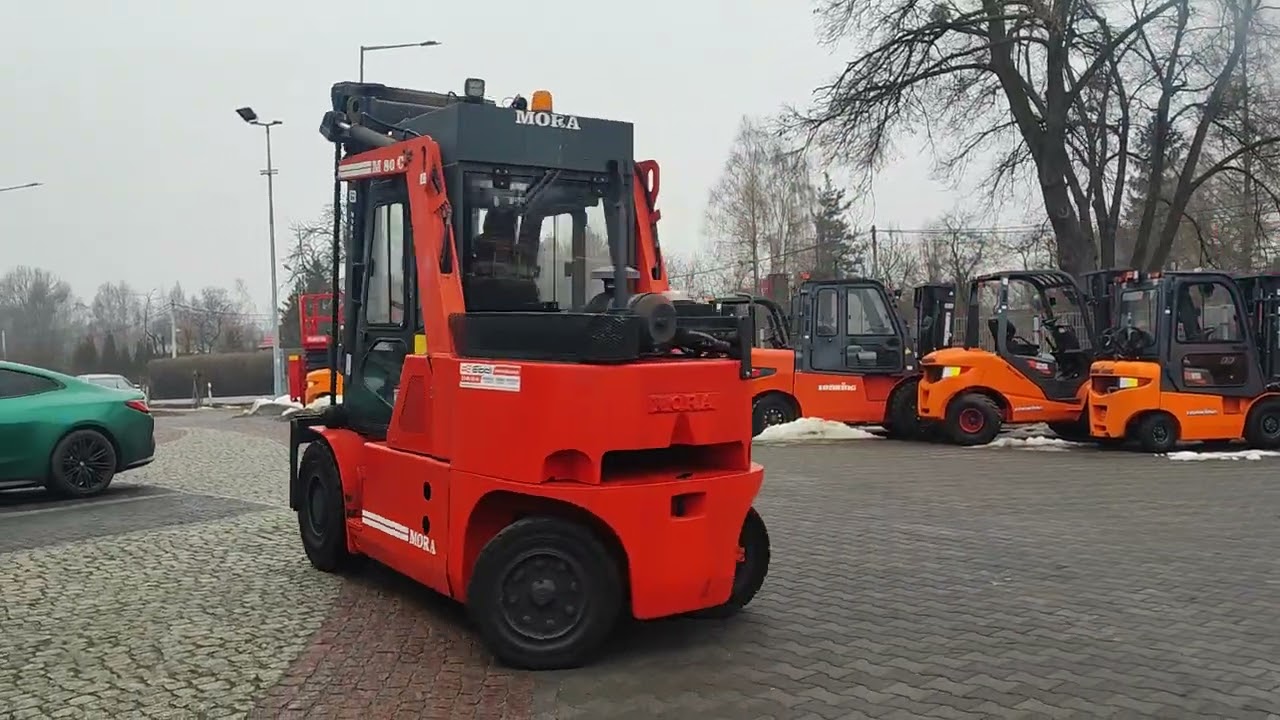 Wózek widłowy gazowy kompaktowy Mora M80C 8 ton 2017 | Eddi Complex