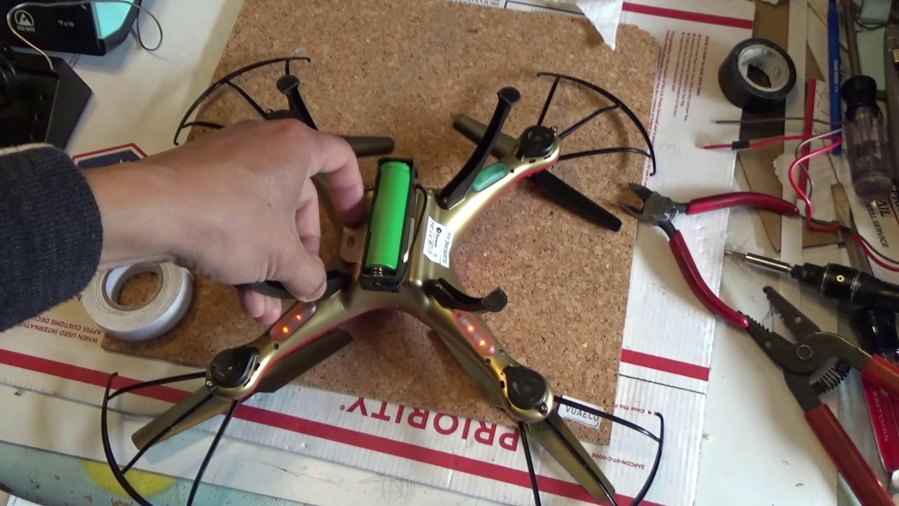 Drone battery hack: Can a power tool 18650 battery fly a drone?