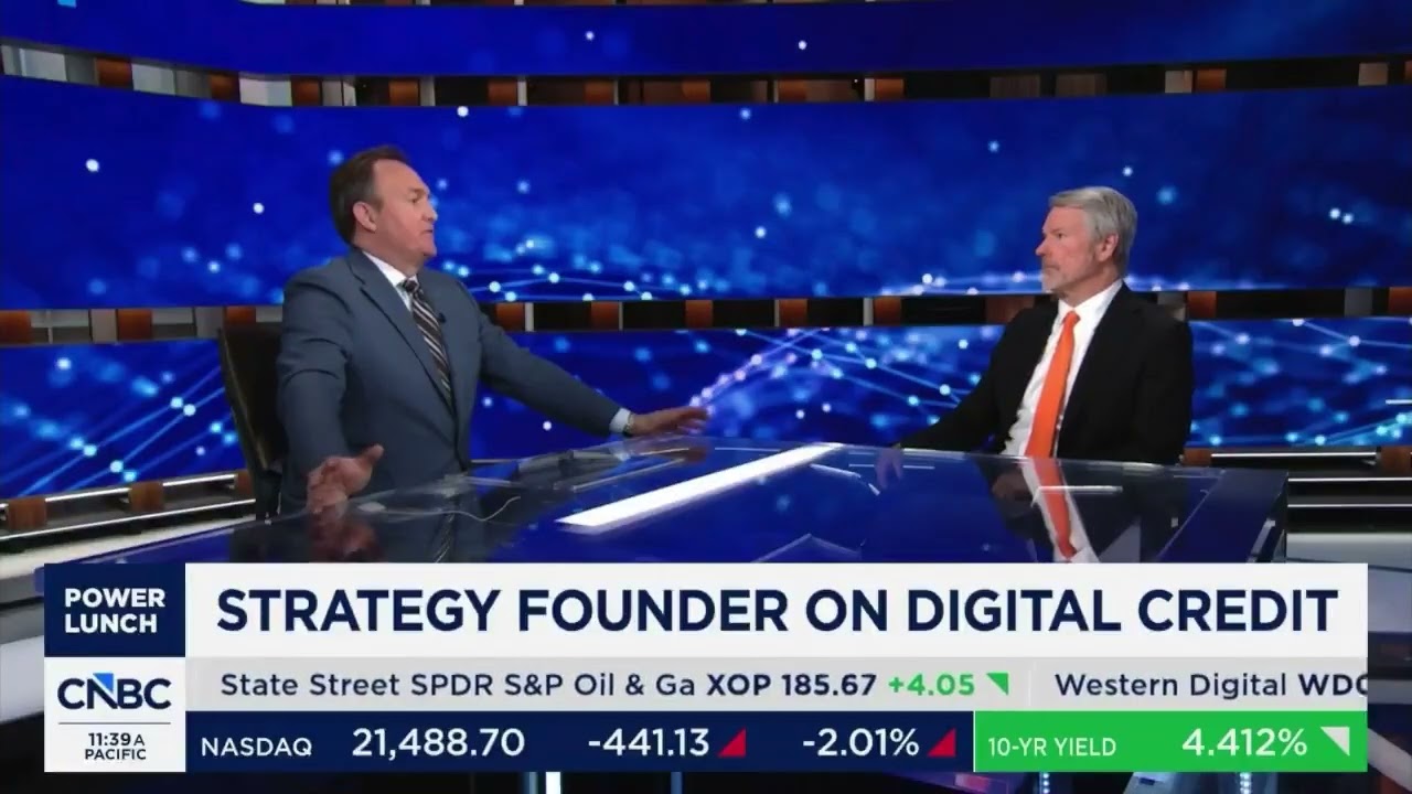 Michael Saylor on CNBC: STRC Offers 11.5% Yield. The Future is Digital Credit