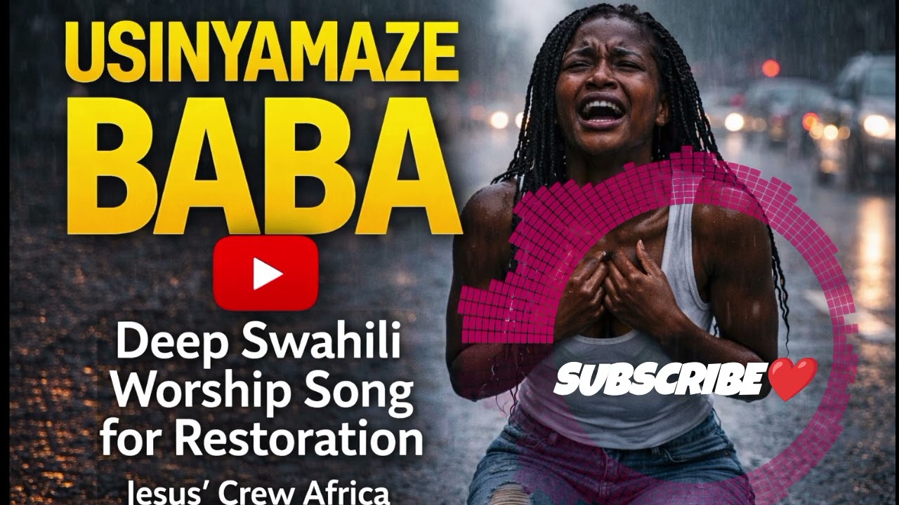 USINYAMAZE BABA 😭- DEEP SWAHILI WORSHIP SONG FOR RESTORATION. #worshipmusic #prayer 
