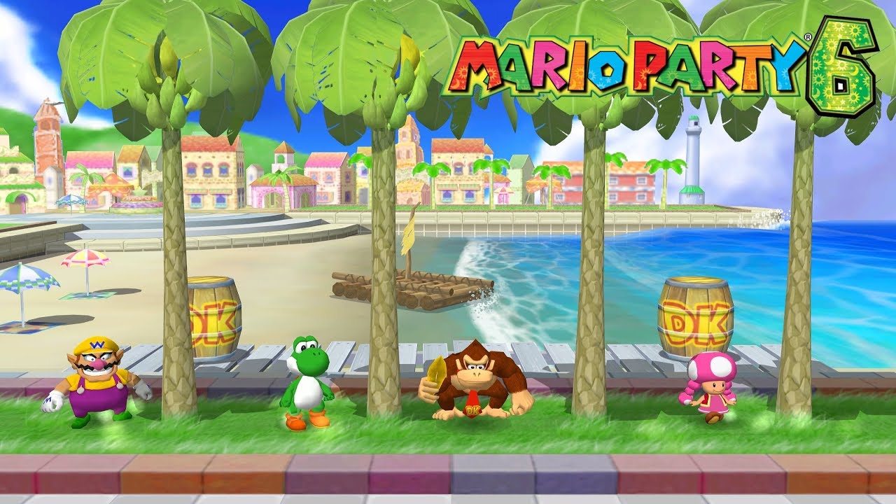 Mario Party 6 - All DK Minigames [4K]