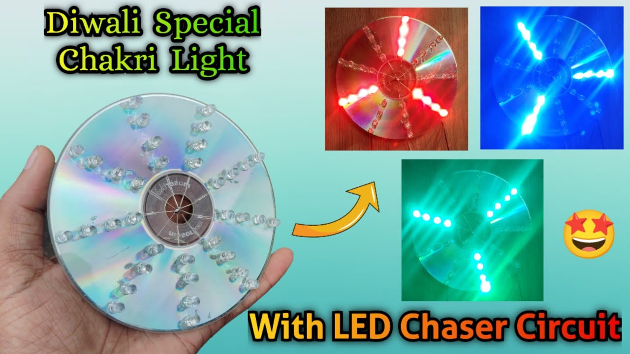 How To Make RGB LED Chakri | Dhamaka Chakri light | RGB Chakri Light | Diwali Decoration Ideas