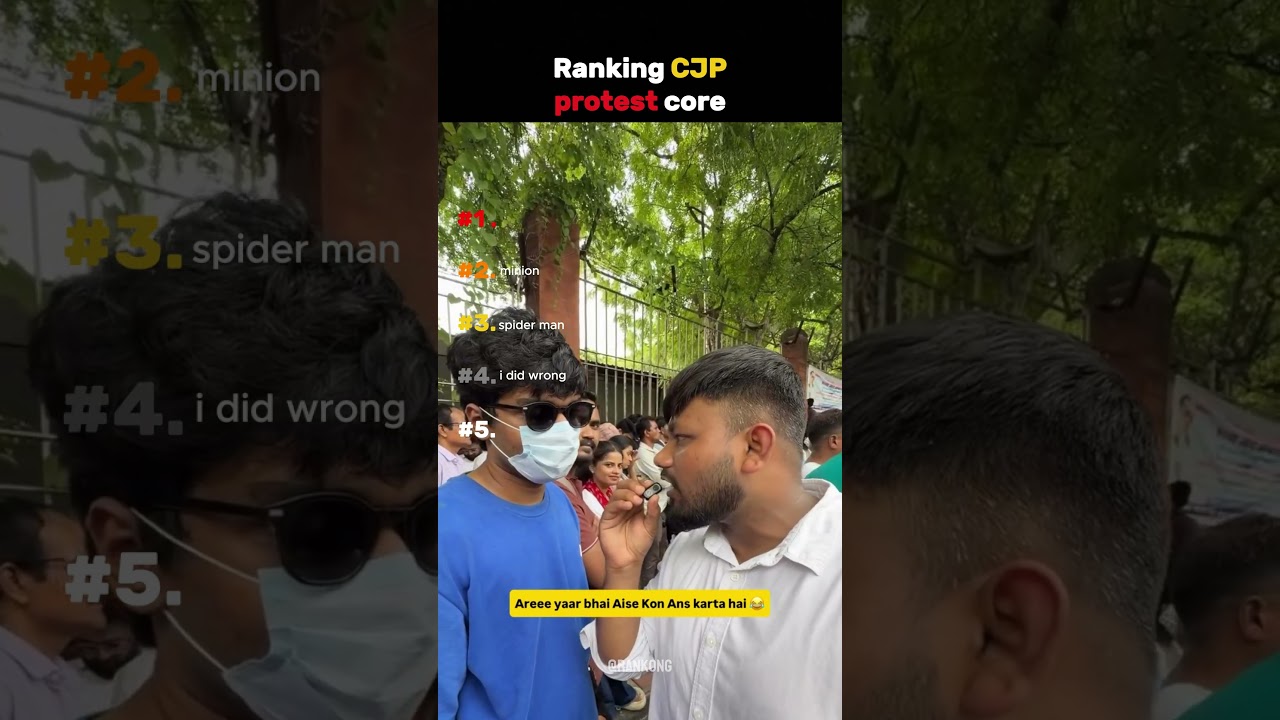 RANKING CJP PROTEST CORE 😭😭