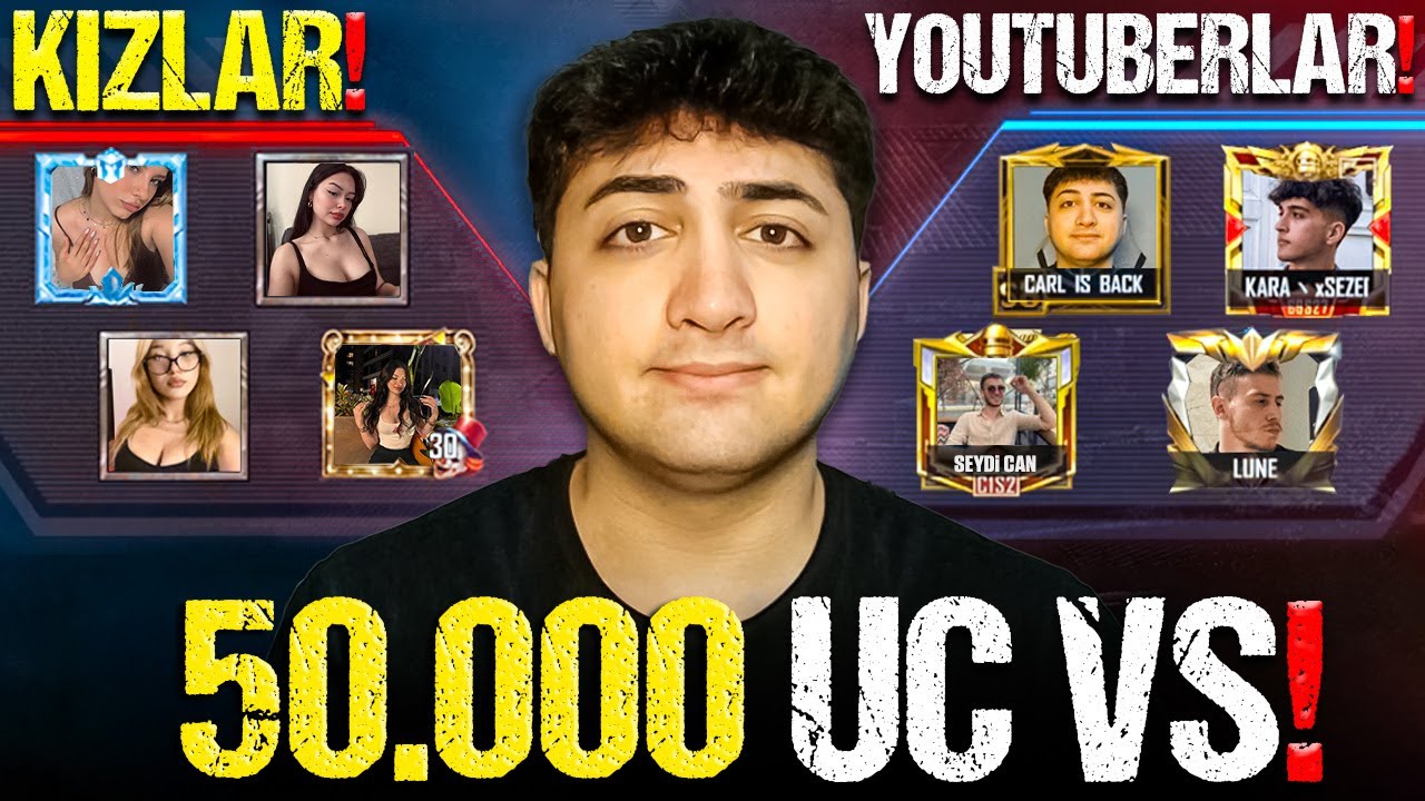 LAF ATTILAR... YOUTUBERLARI ÇAĞIRDIM! (50.000 UC CEZALI) | PUBG Mobile