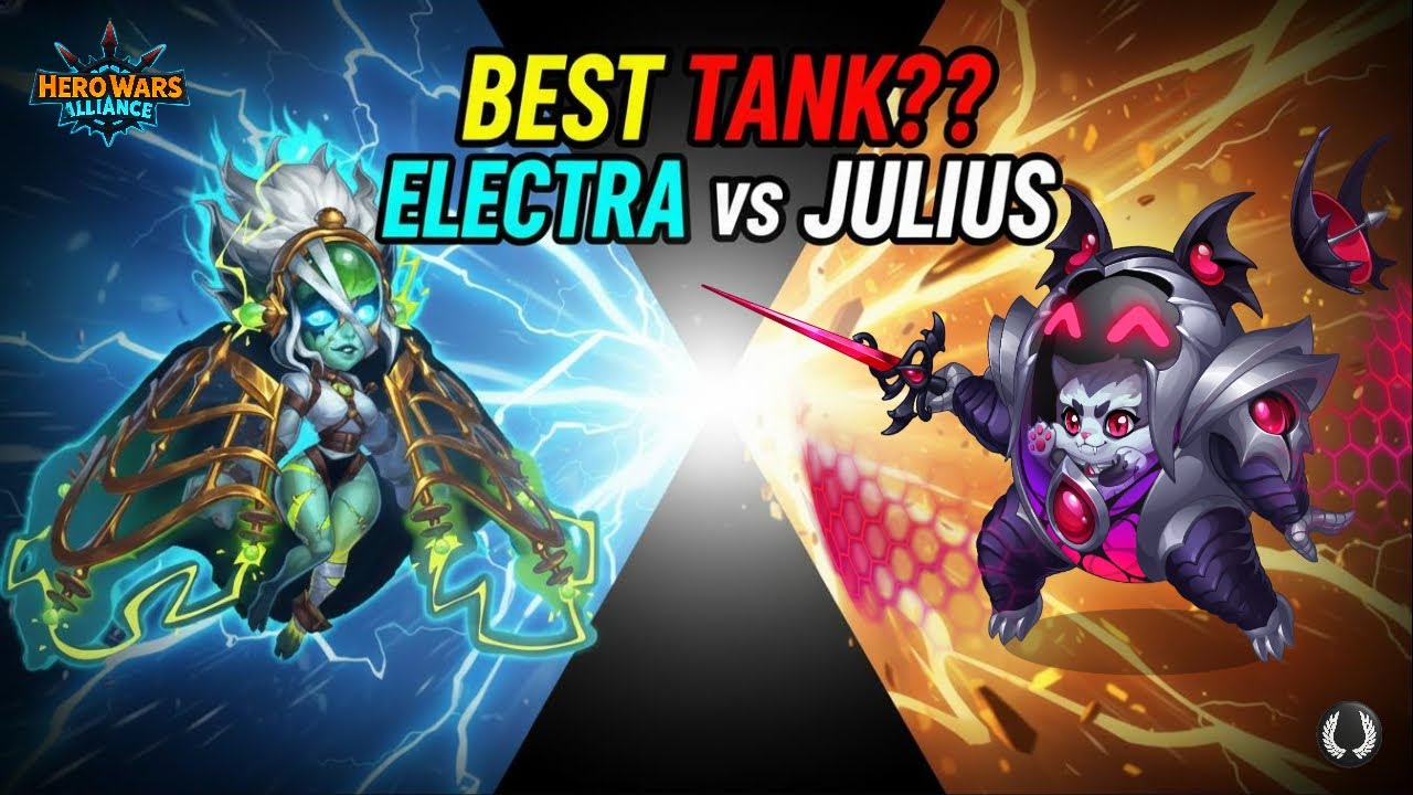 Электра или Юлий? Лучший танк в Hero Wars: Alliance!