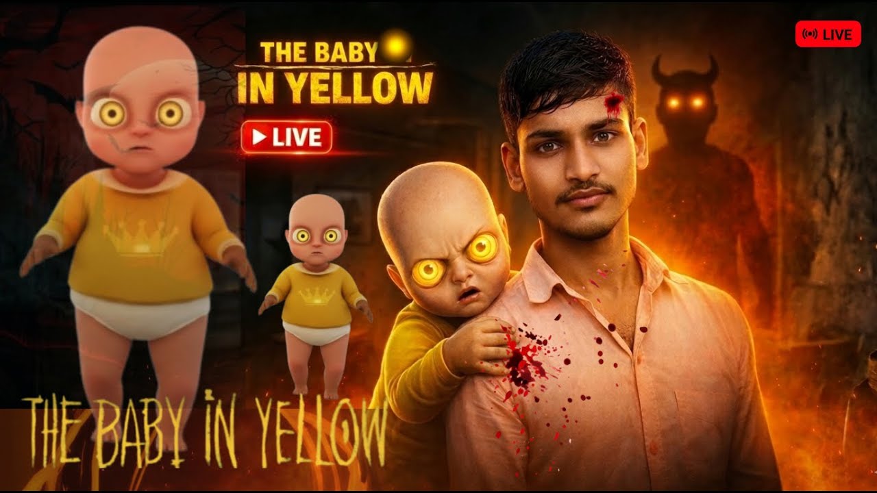 Cute or Scary ?😨 | The Baby in Yellow ! Ye Baby Normal Nahi Hai #shortslive