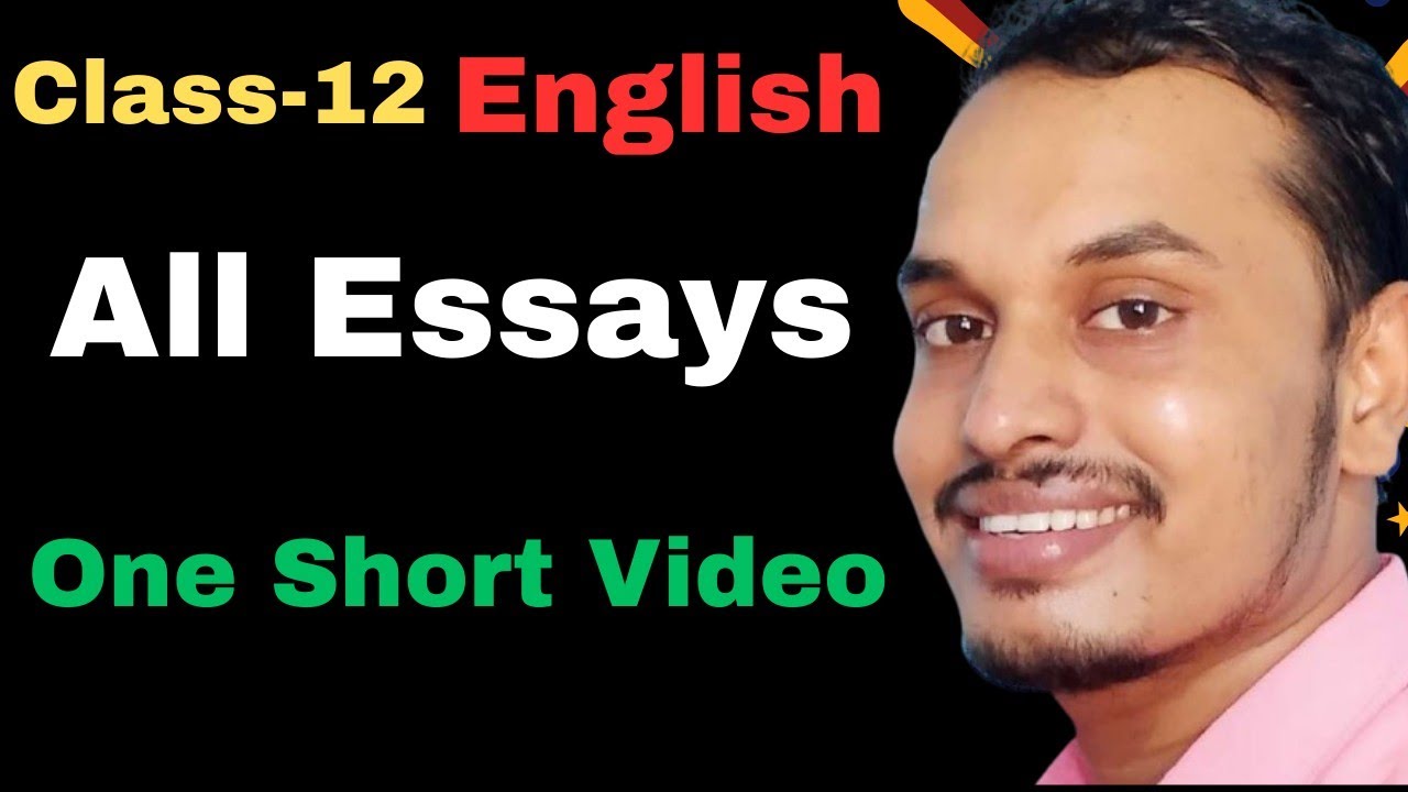 All Essays in One Short | Online Class by Shyam Sir