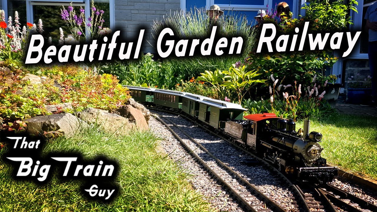 Visiting David Munns' Garden Railway