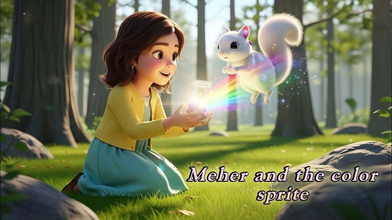 Meher and The story of The colour sprite 🧚‍♀️| Fairy Tale 🔮| English|
