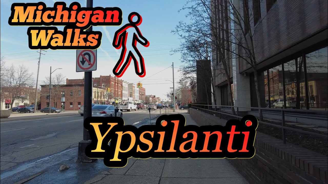 Walking Downtown Ypsilanti March 5th 2022