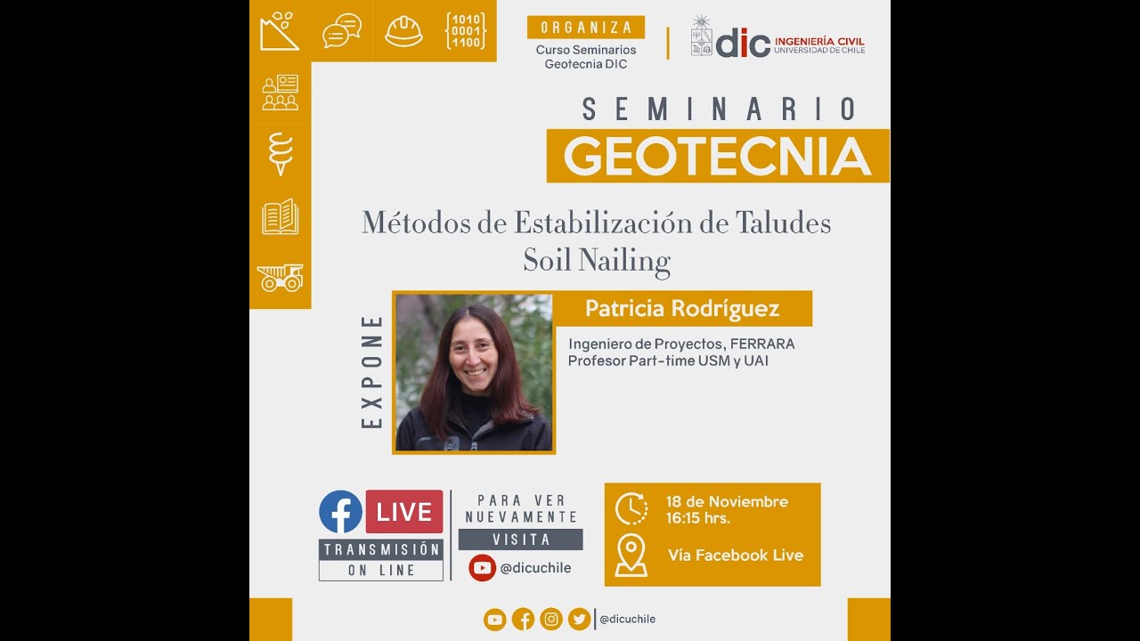 [Seminario de Geotecnia] Métodos de Estabilización de Taludes Soil Nailing - Patricia Rodríguez