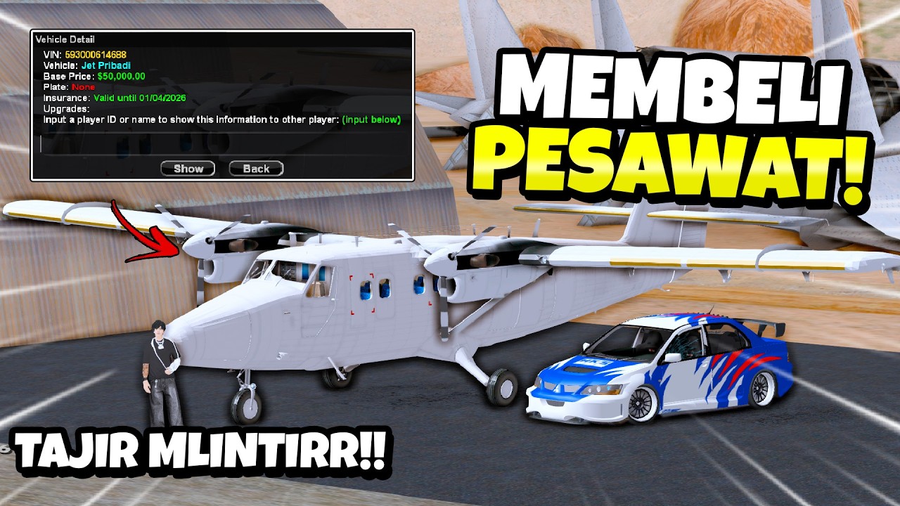 AKU MEMBELI PESAWAT JET PRIBADI SULTAN DI JGRP !! - GTA SAMP ROLEPLAY INDONESIA