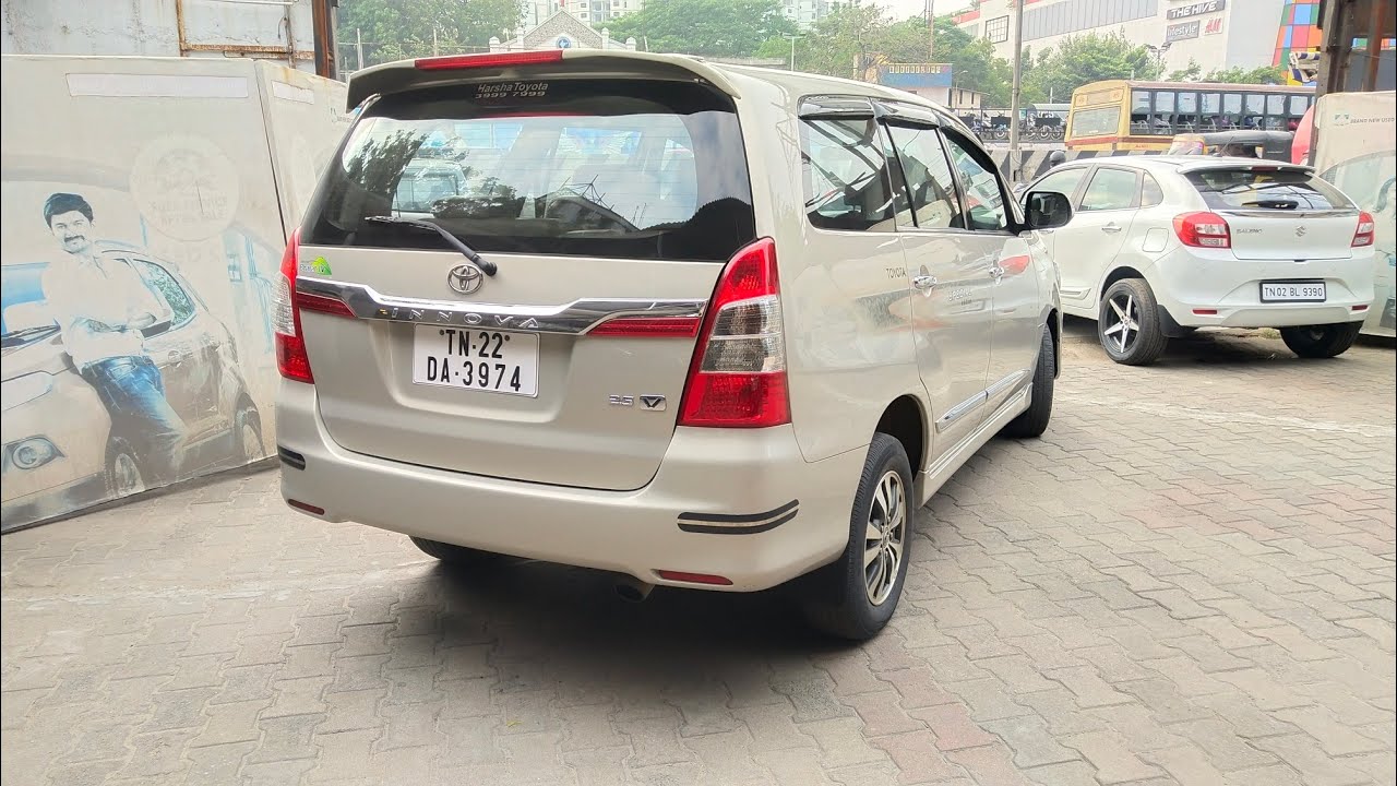 jains car Innova latest 2 vehicles availablmodel color silver  violet colour 9841437937