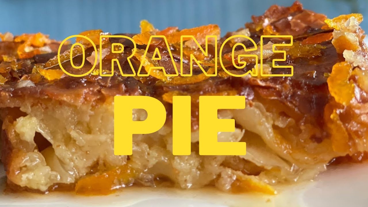 HOW TO MAKE ORANGE PIE - PORTOKALOPITA | @therealgreekchef