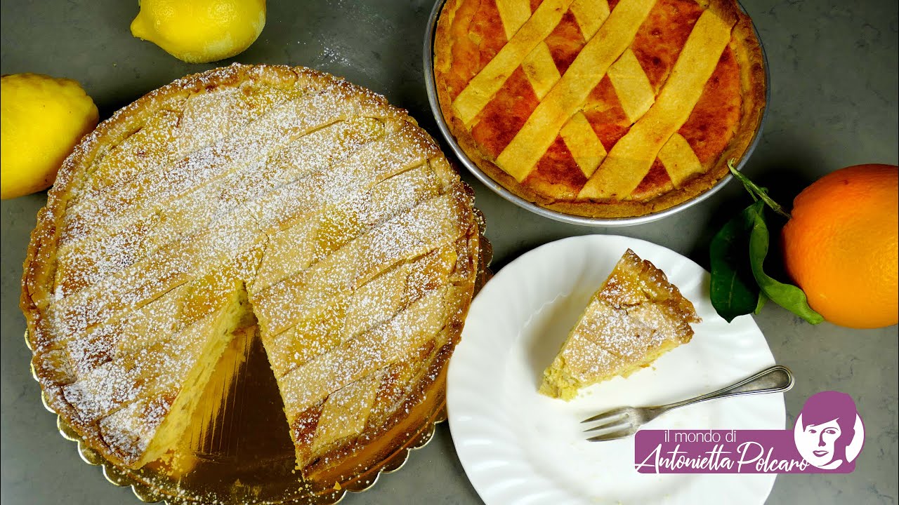 Il Mondo di Antonietta Polcaro . La pastiera di Nonno Ferdinando (con crema pasticciera)
