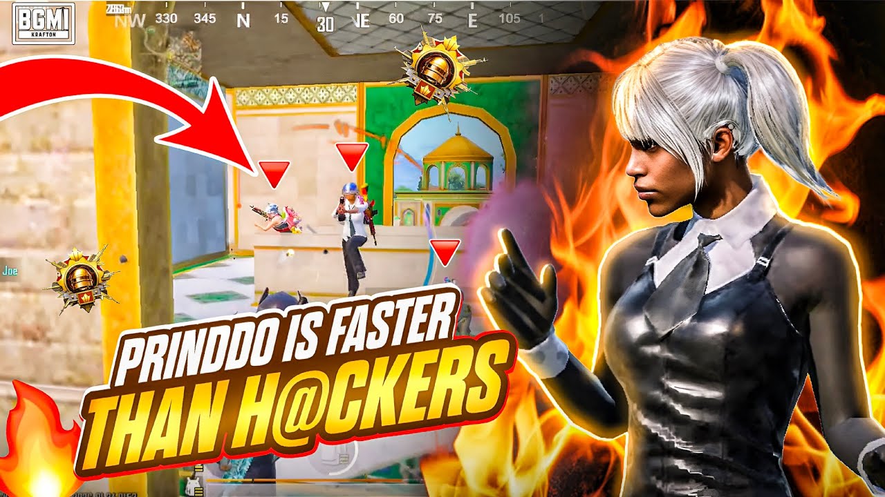 PRINDDO IS FASTER THAN HACKERS💀🔥 | FASTEST 5 FINGER PLAYER 🔱 | PUBG-BGMI