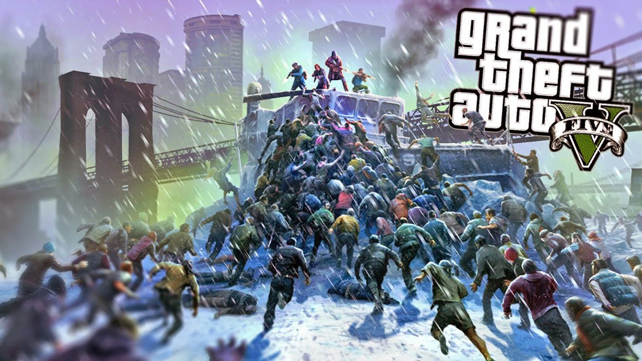 ВСПЫШКА ЗОМБИ В ЛИБЕРТИ-СИТИ в GTA 5 Онлайн!