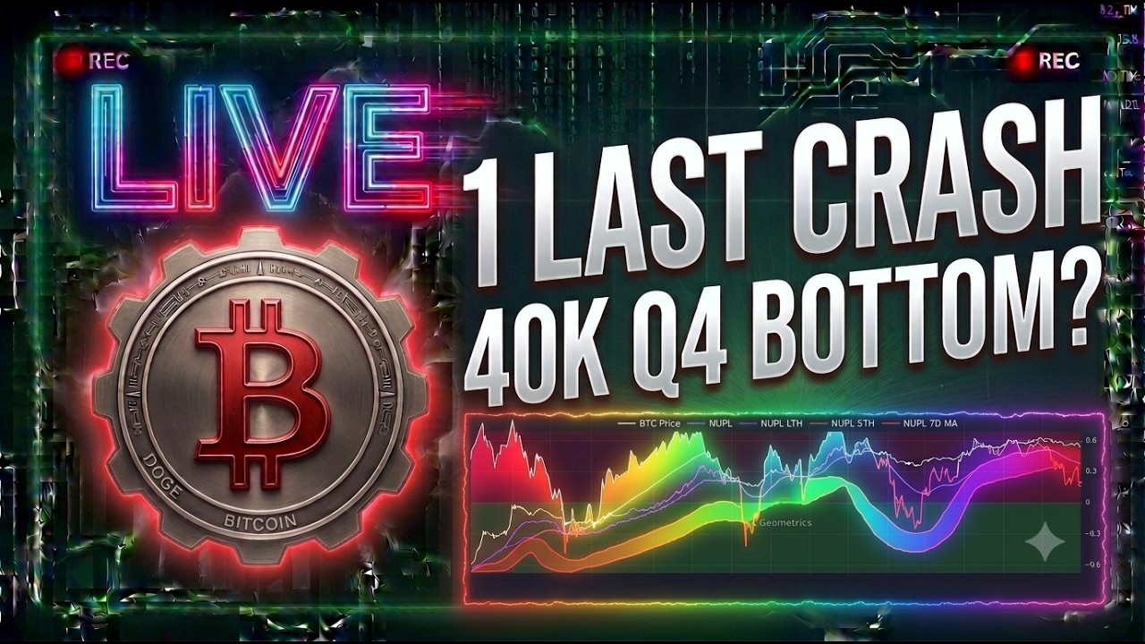 1 LAST BITCOIN CRASH TO 40K SOON!? Preparing For End of Bear Market! Bitcoin MSTR Dogecoin LIVE