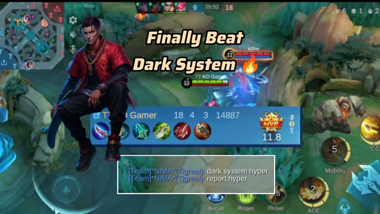 CHOU FINALLY BEAT DARK SYSTEM 🔥 | MOBILE LEGENDS BANG BANG