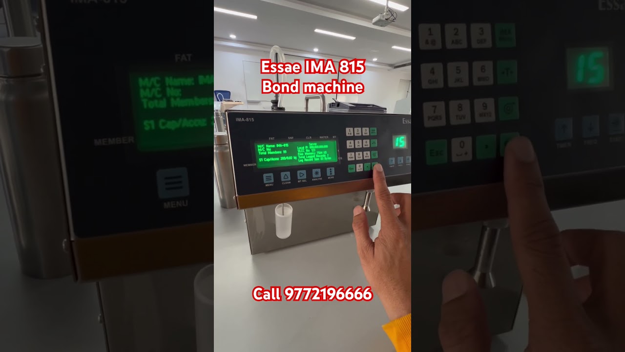 Essae IMA 815 bond milk analyser new launch 2025