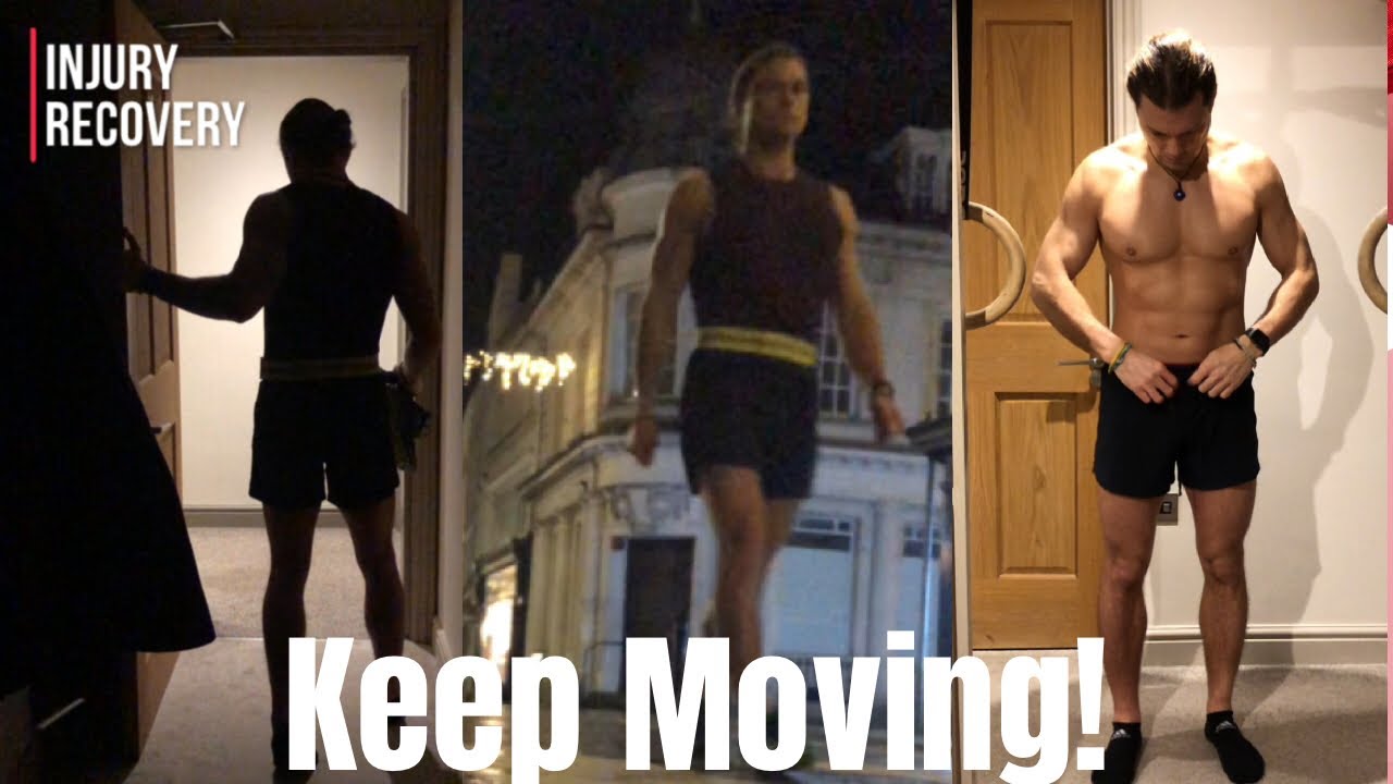 Injured.  Keep moving!  Morning routine (caffeine-free life) day 98