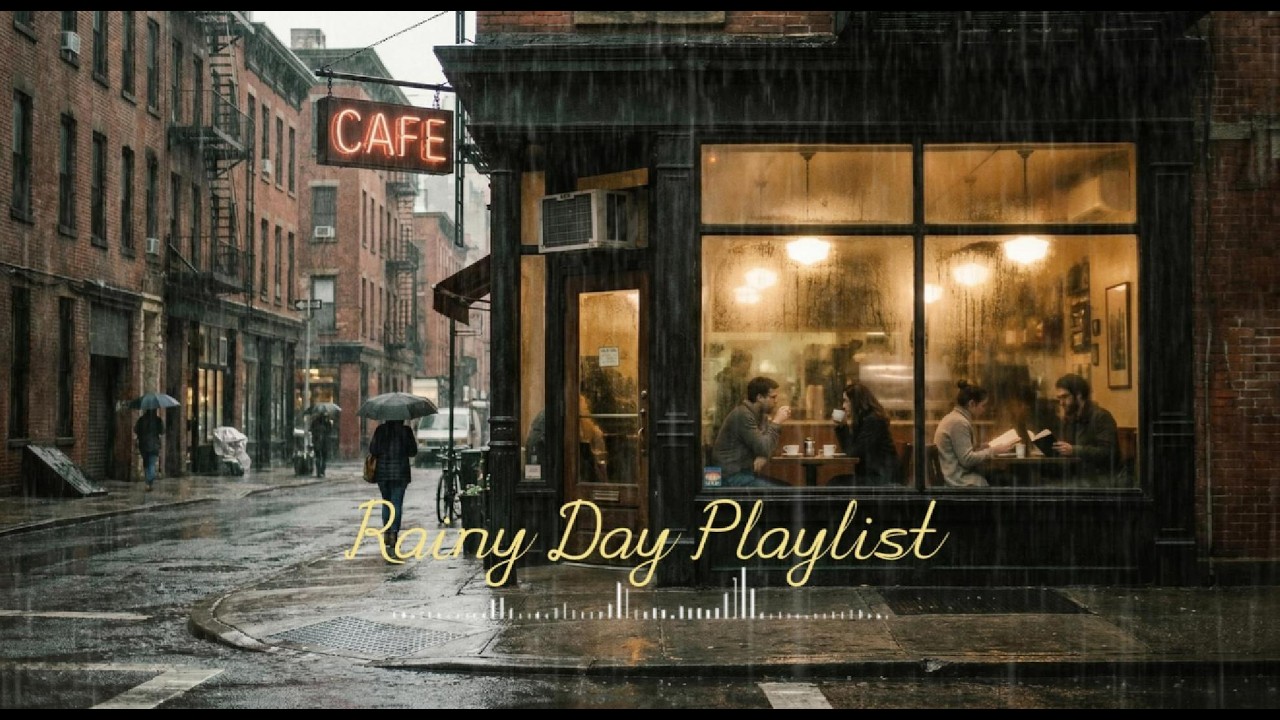 𝐏𝐥𝐚𝐲𝐥𝐢𝐬𝐭 비 오는 날 낯선 도시의 모퉁이 카페에서 🌧️ 창밖을 보며 듣는 감성 팝송 | Rainy Day Cafe Pop Playlist ☕