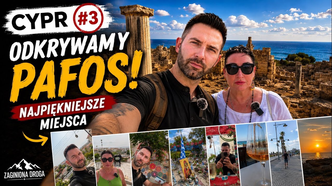 CYPR #3 🇨🇾 ODKRYWAMY PAFOS! Czy to najciekawsze miasto na Cyprze?