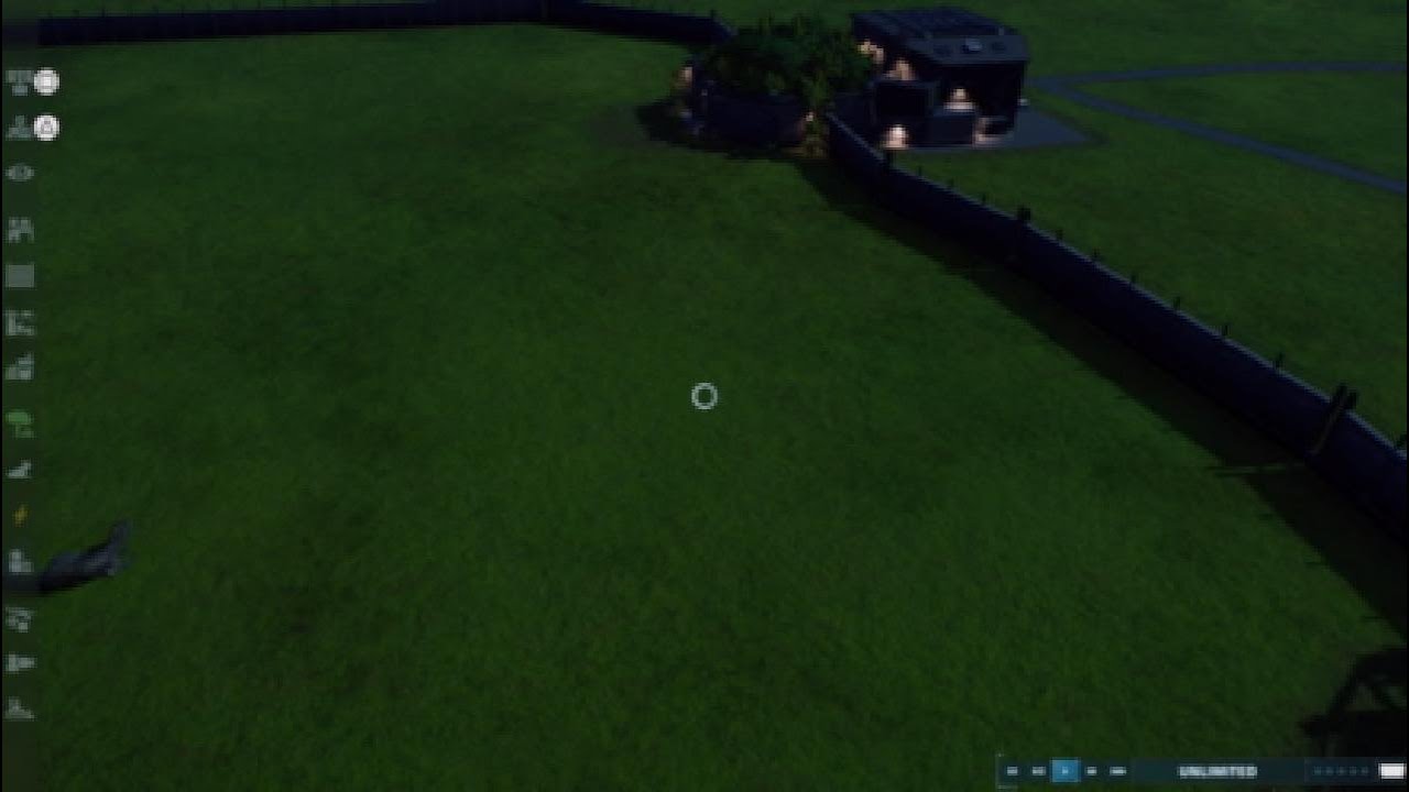 Hybrid Dinosaurs fight