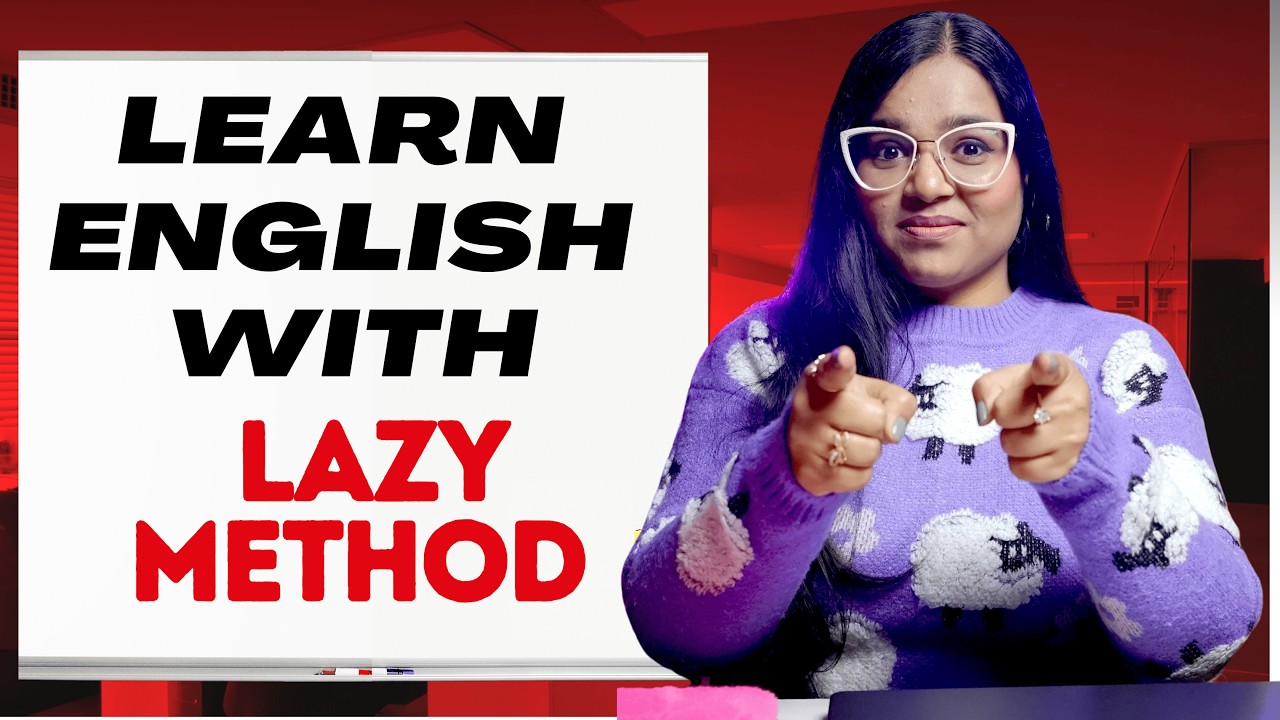 The *LAZY METHOD* To Learn English | Without Any Extra Time