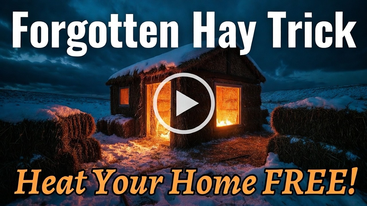 The Forgotten Hay Trick Heating Homes for Free!