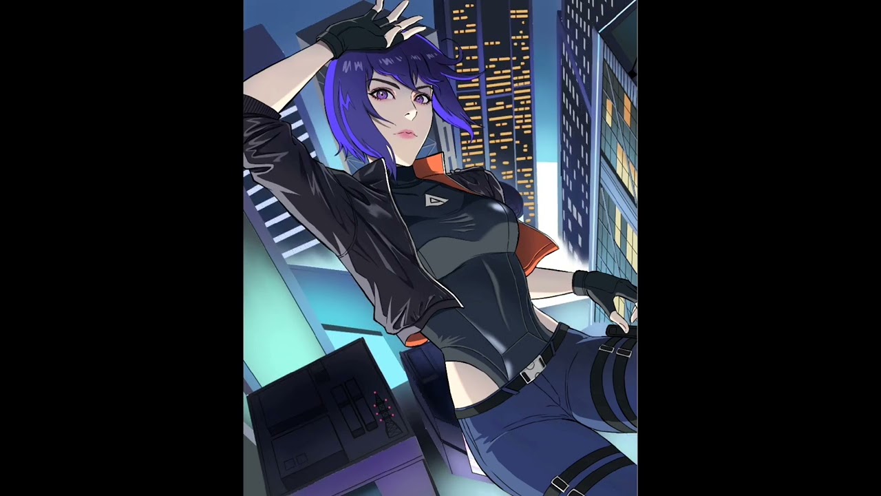 (Speed Drawing) Motoko Kusanagi | Ghost In The Shell #shorts