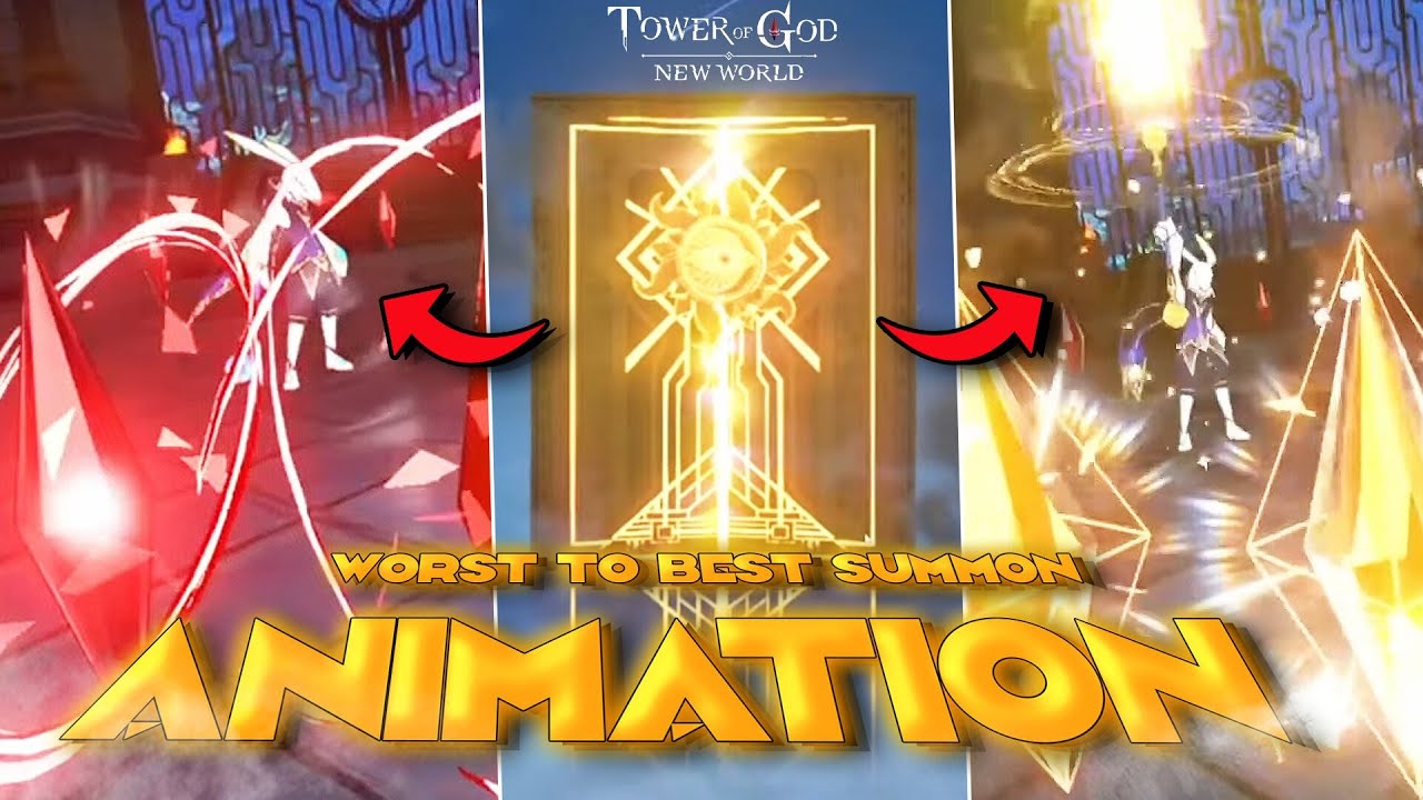 ALL SUMMONING ANIMATIONS FROM WORST TO BEST!!! (Tower of God: New World)