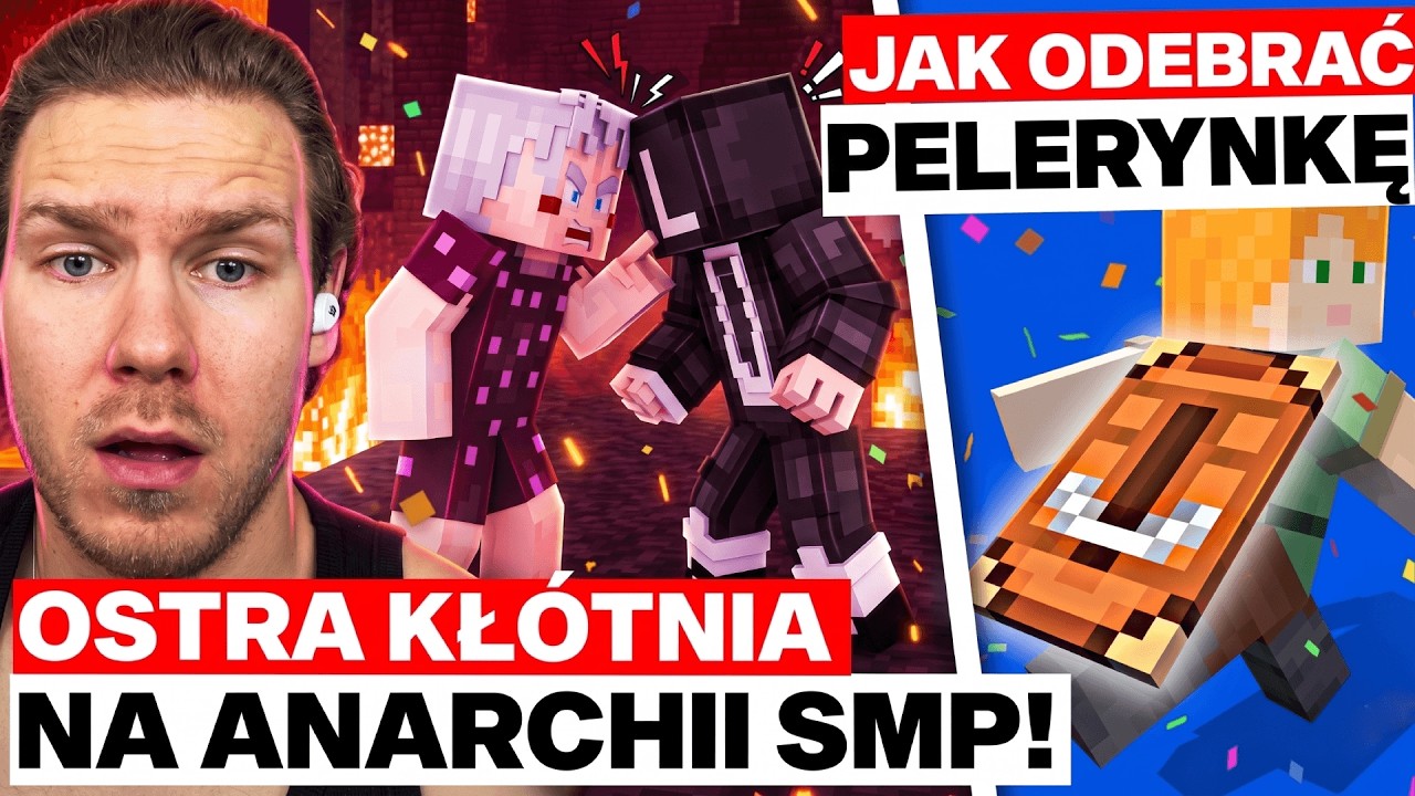 TOKSYCZNA ATMOSFERA NA ANARCHII SMP? (BABCIA MARYSIA vs LCDX, PELERYNKA DO ODEBRANIA, ŁATWOGANG)