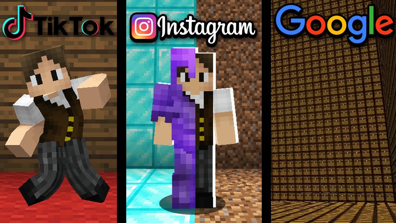 MAIS REDES SOCIAIS REPRESENTADOS NO MINECRAFT!