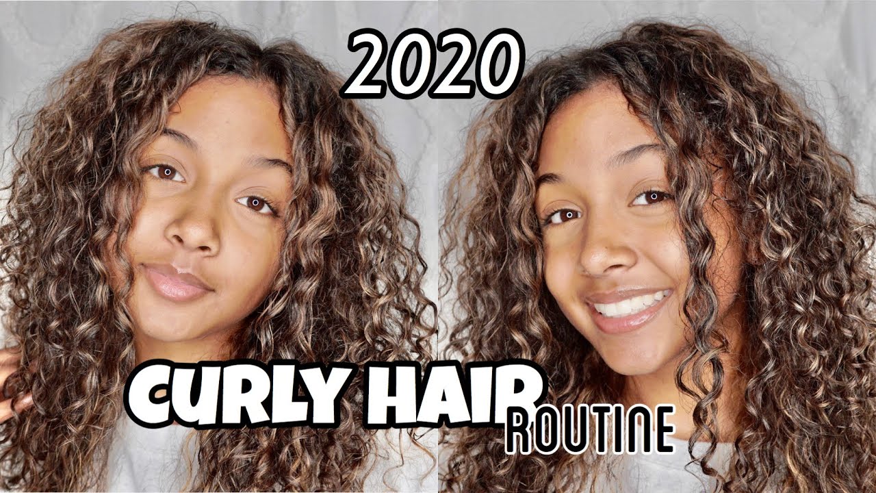 Curly Hair Routine | wash and go natural curly hair | LexiVee03