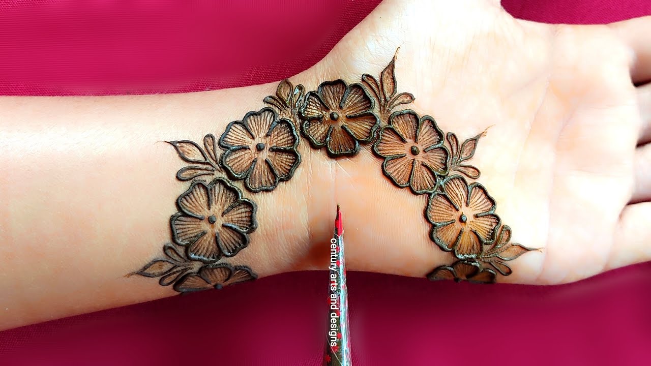 Very beautiful front hand mehndi design | Latest mehndi | Arabic mehandi design | Mehndi designs .