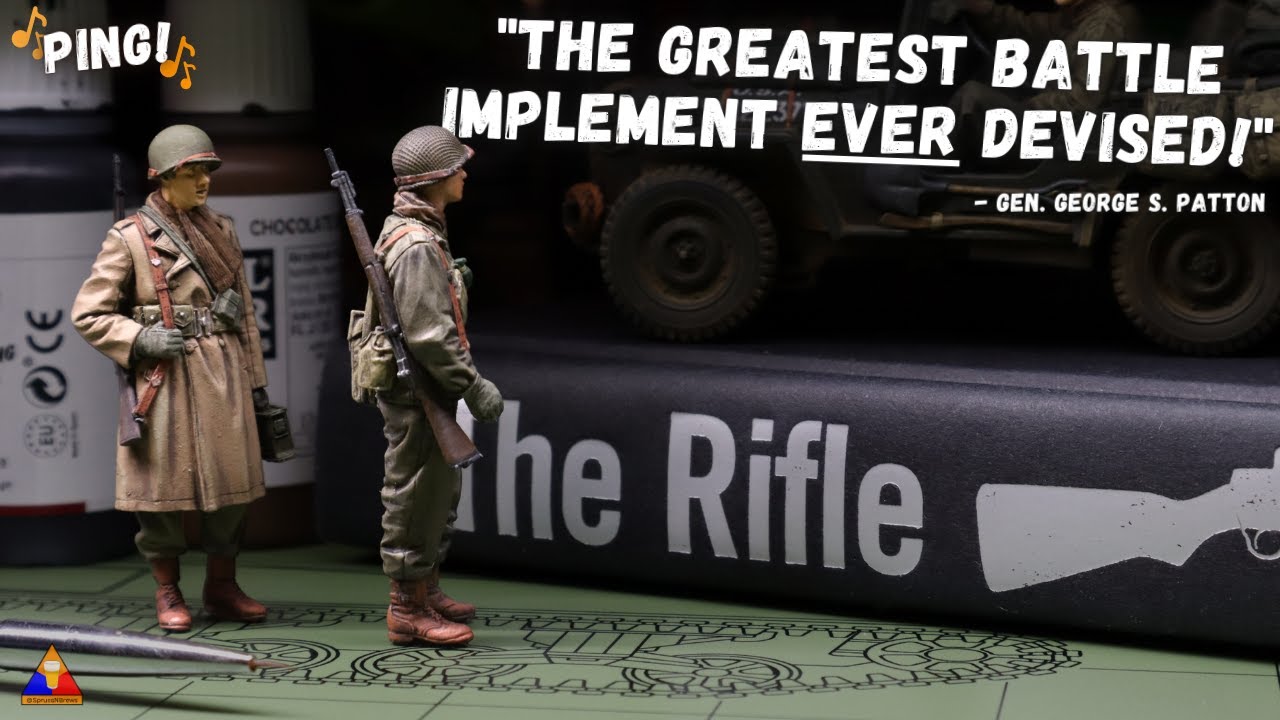 Painting a Scale Model M1 Garand in FIVE EASY STEPS!