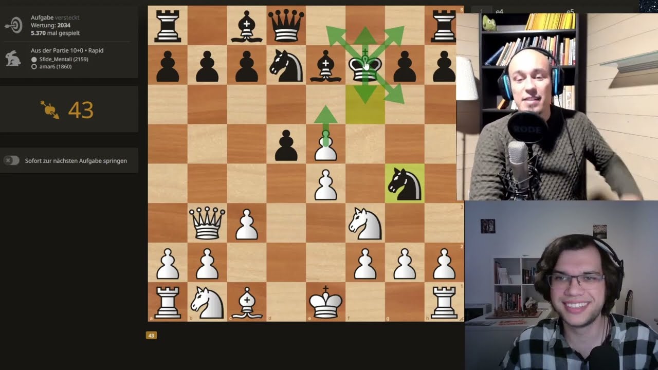 Unter 4 Augen: Taktiktraining auf Lichess (1900-2100)