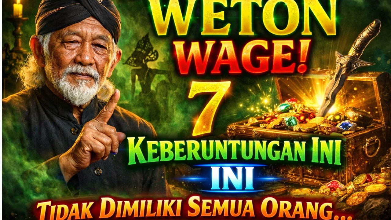 Rahasia Besar Weton Wage! 7 Keberuntungan Ini Tidak Dimiliki Semua Orang