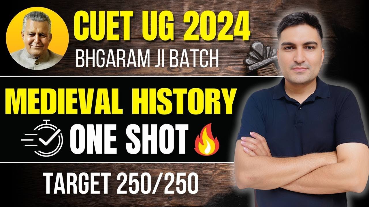 CUET 2024 General Test | Static GK | Medieval History | One Shot Marathon | Bhgaram Ji batch | SSC