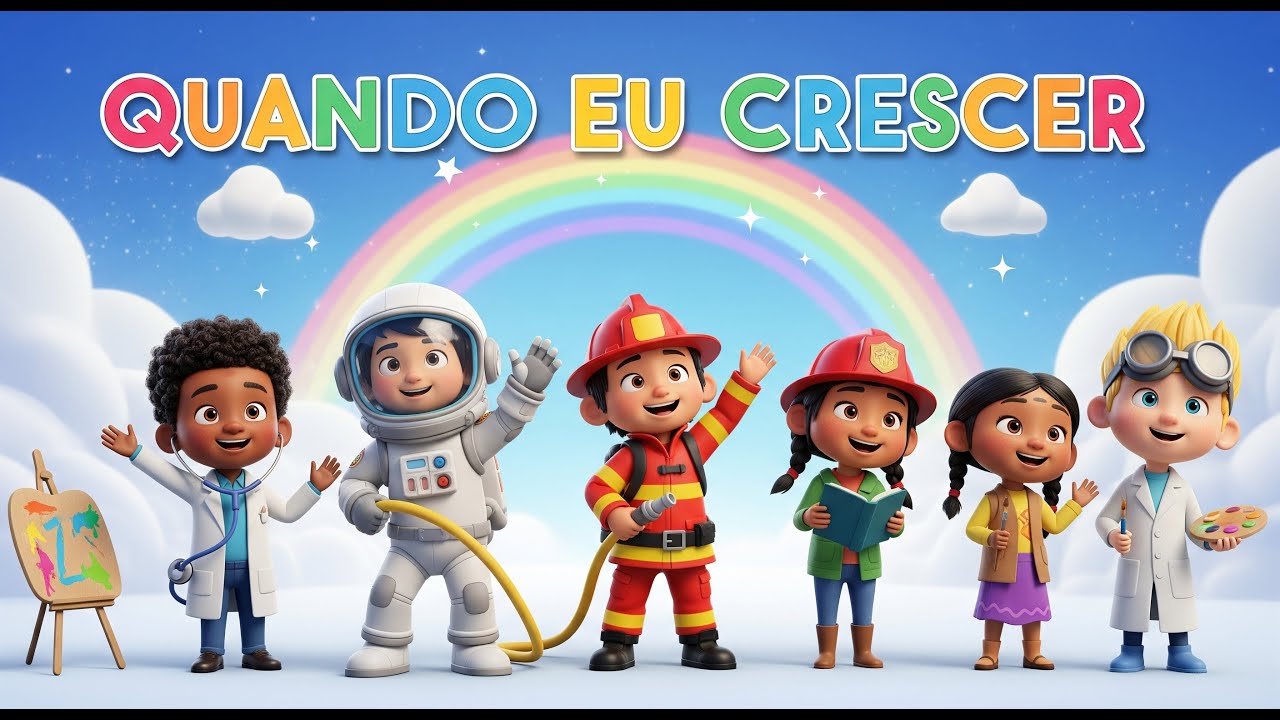 Quando Eu Crescer – Música Infantil Educativa sobre Profissões | Valente Kids
