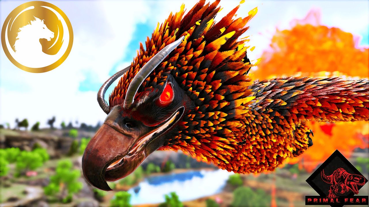 ARK Primal Fear MAX LEVEL APEX PHOENİX   I ARK Survival Evolved Crystal Isles (MODLU) I S1B10