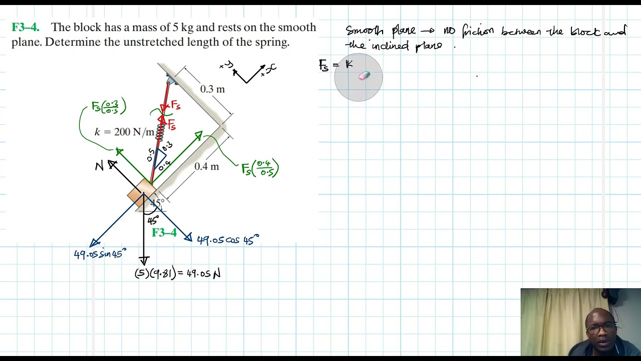 F3–4 Equilibrium of a Particle (Chapter 3: Hibbeler Statics) Benam Academy